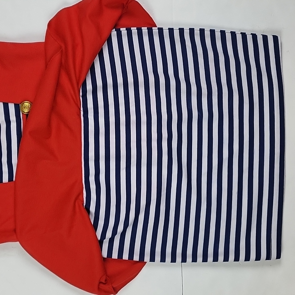 Vintage Basic Universal Strapless Peplum Mini Dre… - image 5